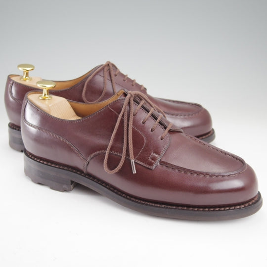 極上★J.M.ウエストン 7C【定価￥176,000-★ゴルフ/GOLF】641/31ラスト/Uチップ/ソフトカーフ/濃茶/Weston/ウェストン★n674