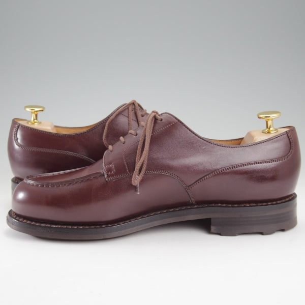 極上★J.M.ウエストン 7C【定価￥176,000-★ゴルフ/GOLF】641/31ラスト/Uチップ/ソフトカーフ/濃茶/Weston/ウェストン★n674