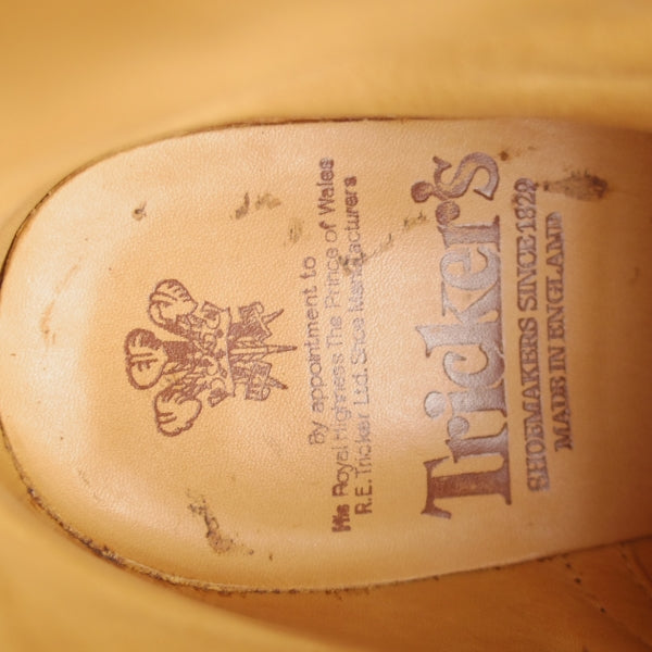 極美品★トリッカーズ SIZE 5【定価￥143,000-★STOW/エスプレッソバーニッシュ】5634/カントリーブーツ/カーフ/濃茶/Tricker's★n686