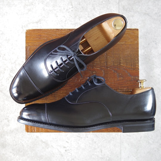 未使用★チャーチ 85G/UK8.5【定価￥176,000-★コンサル/CONSUL R】173ラスト/ストレートチップ/カーフ/黒/メンズ/Church's★n685