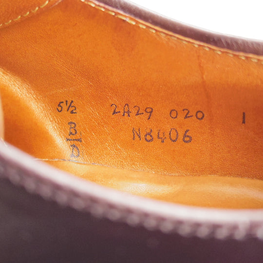 美品★オールデン 5.5D【現行定価20万円以上★コードバン仕様/モンクストラップ/N8406】ヴァンラスト/バンラスト/#8/赤茶/ALDEN★o717