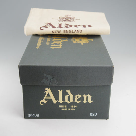 美品★オールデン 5.5D【現行定価20万円以上★コードバン仕様/モンクストラップ/N8406】ヴァンラスト/バンラスト/#8/赤茶/ALDEN★o717