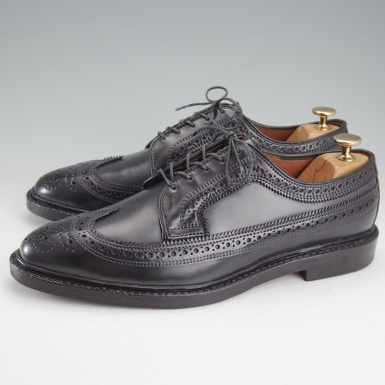 未使用★(米)アレンエドモンズ 8.5D【現行定価24万円程度★コードバン仕様/MACNEIL】ロングウイング/黒/メンズ/ALLEN EDMONDS★o167