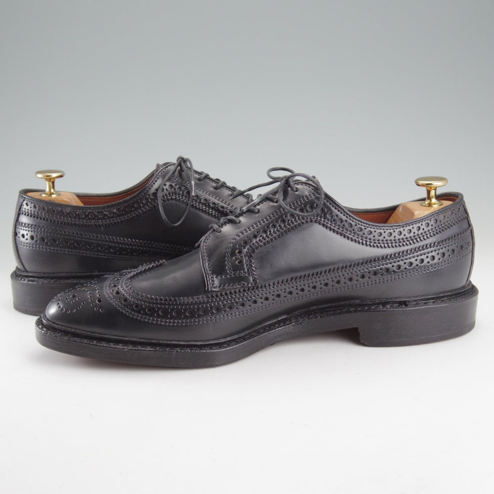 未使用★(米)アレンエドモンズ 8.5D【現行定価24万円程度★コードバン仕様/MACNEIL】ロングウイング/黒/メンズ/ALLEN EDMONDS★o167