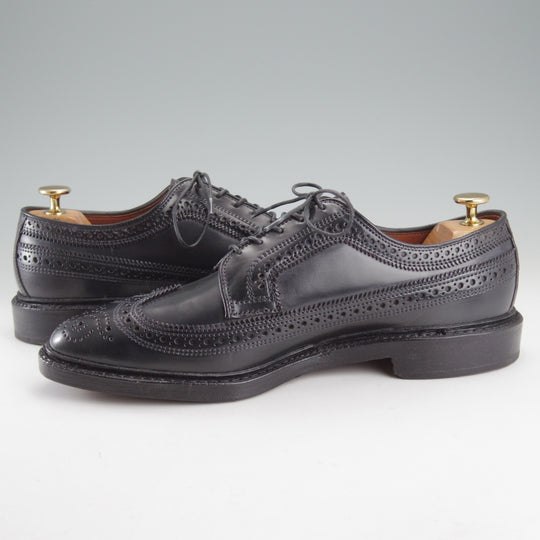 未使用★(米)アレンエドモンズ 8.5D【現行定価24万円程度★コードバン仕様/MACNEIL】ロングウイング/黒/メンズ/ALLEN EDMONDS★o167