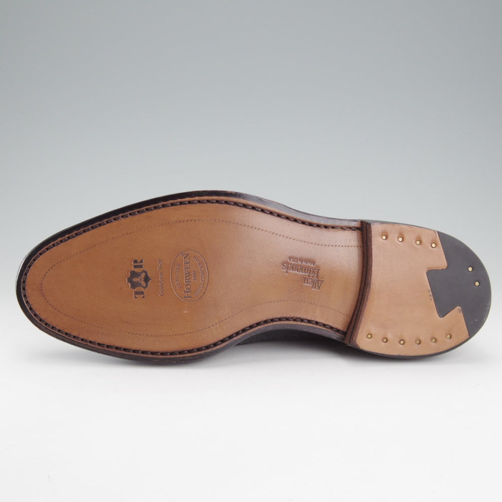 未使用★(米)アレンエドモンズ 8.5D【現行定価24万円程度★コードバン仕様/MACNEIL】ロングウイング/黒/メンズ/ALLEN EDMONDS★o167