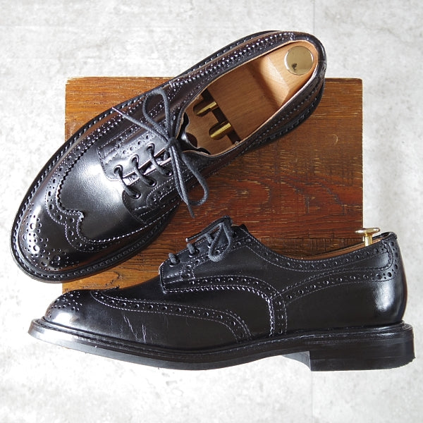 極上★トリッカーズ SIZE 9.5【定価￥132,000-★ダイナイトソール/BOURTON】バートン/5633/ボックスカーフ/黒/メンズ/Tricker's★n172