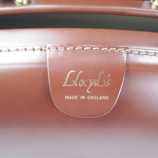 ★(英)Lloyd's/ロイズラゲッジ【貴重★ロイドフットウェア取扱/ダレスバッグ】メンズ/ビジネス/バッグ/ブリーフケース/茶/革/鞄★p297
