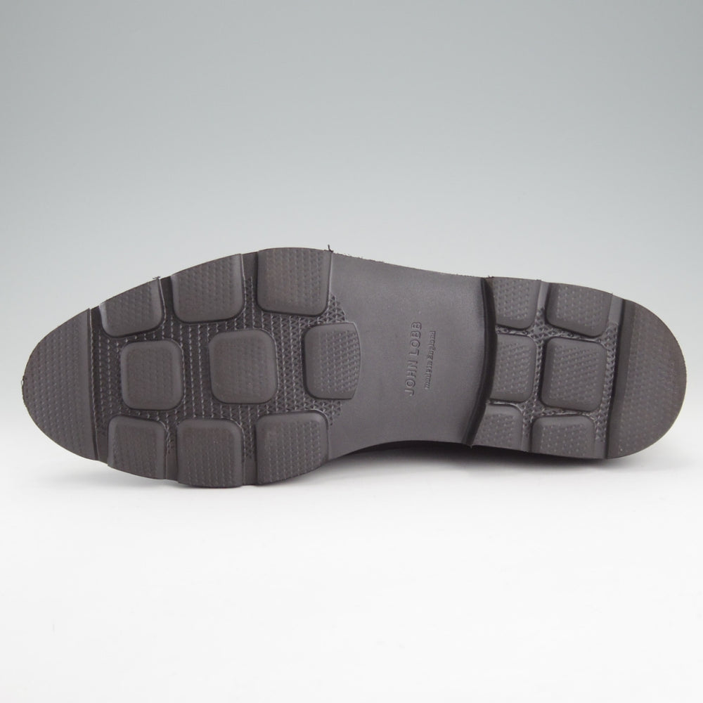 極美品★ジョンロブ 8E【定価￥180,400-★MILTON/オイルドスエード】7000ラスト/プレーントゥ/黒/メンズ/JOHN LOBB★o169