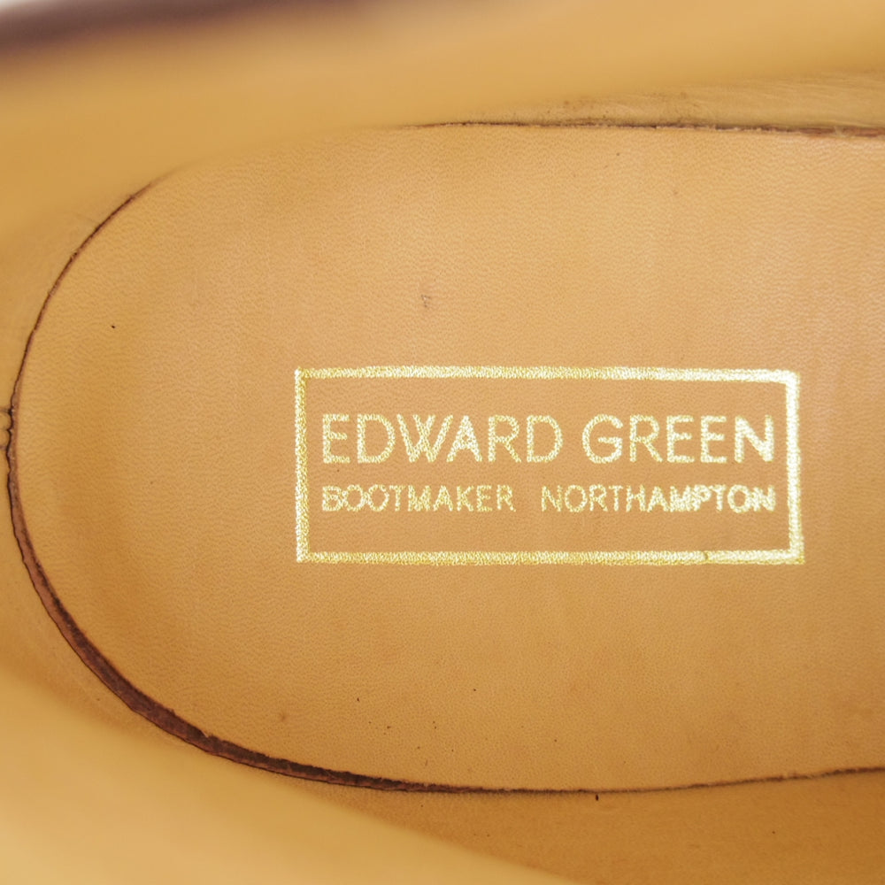 未使用★エドワードグリーン 9.5E【現行定価30万円以上★ドーバーのブーツタイプ/HALIFAX】505ラスト/Uチップ/赤茶/EDWARD GREEN★o172