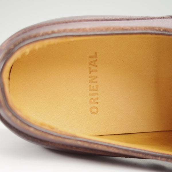 極上★Oriental/オリエンタル SIZE 5.5【同系モデル定価￥71,500-★ARAN/Uチップ/FG-3805】808ラスト/オイルドレザー/濃茶/メンズ★n678