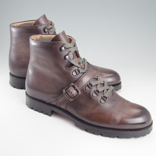 極美品★(仏)ベルルッティ SIZE 8【定価￥331,560★純正ツリー付/ソフト・グッドイヤー製法/ブルニコ】ブーツ/濃茶系/Berluti★o721
