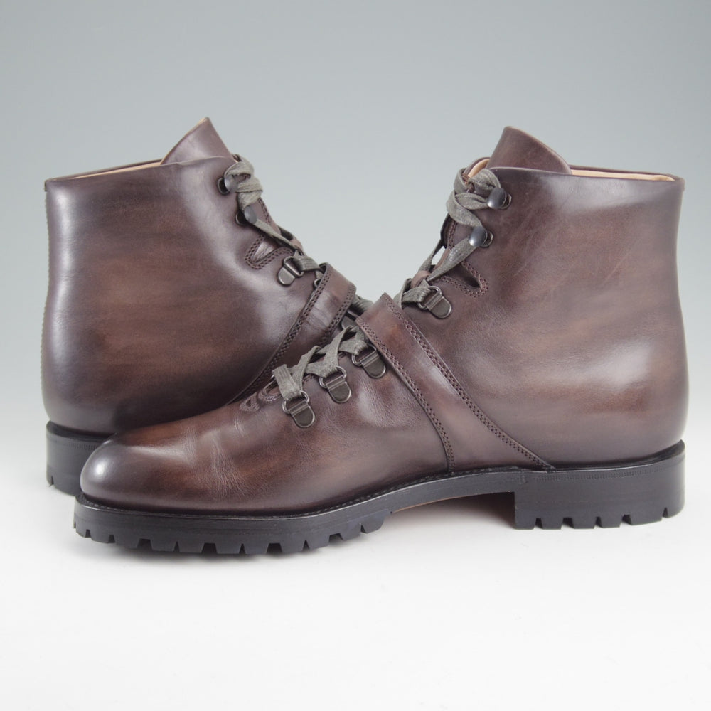 極美品★(仏)ベルルッティ SIZE 8【定価￥331,560★純正ツリー付/ソフト・グッドイヤー製法/ブルニコ】ブーツ/濃茶系/Berluti★o721