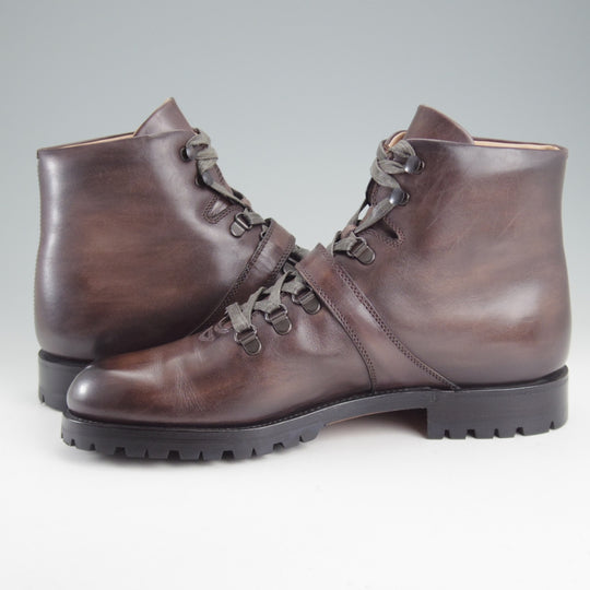 極美品★(仏)ベルルッティ SIZE 8【定価￥331,560★純正ツリー付/ソフト・グッドイヤー製法/ブルニコ】ブーツ/濃茶系/Berluti★o721
