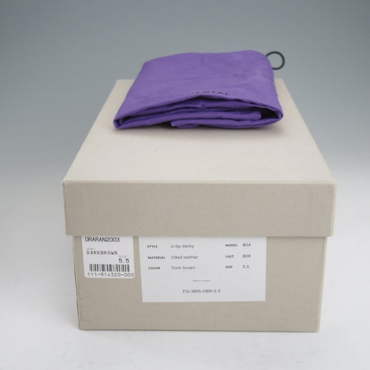 極上★Oriental/オリエンタル SIZE 5.5【同系モデル定価￥71,500-★ARAN/Uチップ/FG-3805】808ラスト/オイルドレザー/濃茶/メンズ★n678