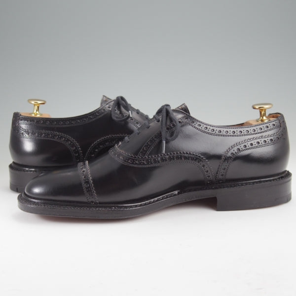 未使用★チャーチ 75F/UK7.5【デッドストック品★旧チャーチ/73ラスト/ブックバインダーカーフ】3都市ロゴ/WINSLOW/黒/Church's★n163