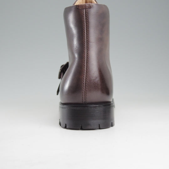 極美品★(仏)ベルルッティ SIZE 8【定価￥331,560★純正ツリー付/ソフト・グッドイヤー製法/ブルニコ】ブーツ/濃茶系/Berluti★o721