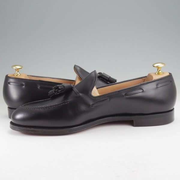 未使用★クロケット&ジョーンズ 9.5E【定価￥126,500-★CAVENDISH 2/キャベンディッシュ】325ラスト/タッセルローファー/カーフ/黒★n164