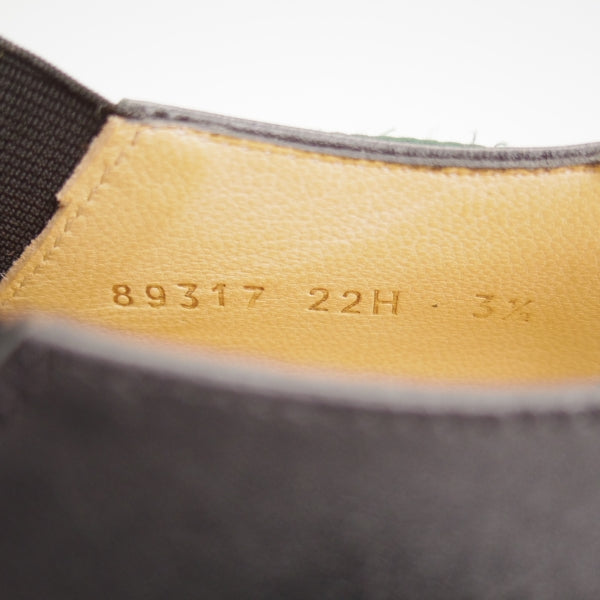 極美品★パラブーツ(レディース) SIZE 3.5【定価￥81,400-★NANO/サイドゴアシューズ】ナノ/GRIFFソール/カーフ/黒/Paraboot★n679