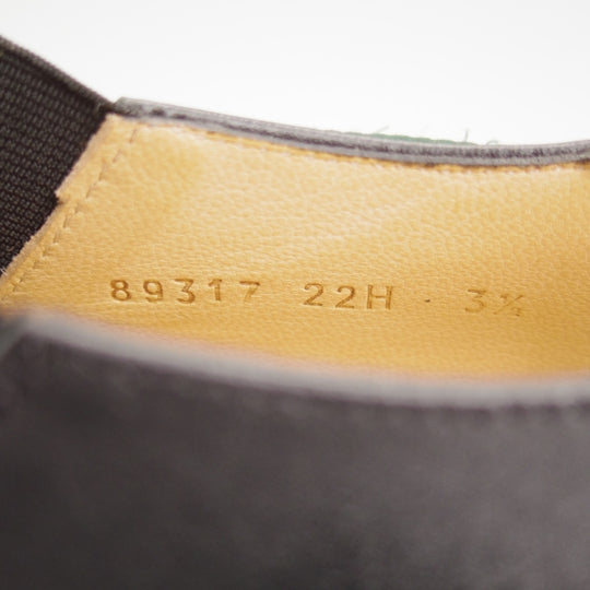 極美品★パラブーツ(レディース) SIZE 3.5【定価￥81,400-★NANO/サイドゴアシューズ】ナノ/GRIFFソール/カーフ/黒/Paraboot★n679