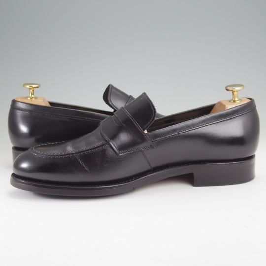 極美品★TLB Mallorca/ティーエルビー SIZE 7【現行定価6万円以上★コインローファー/520】カーフ/黒/メンズ★n165