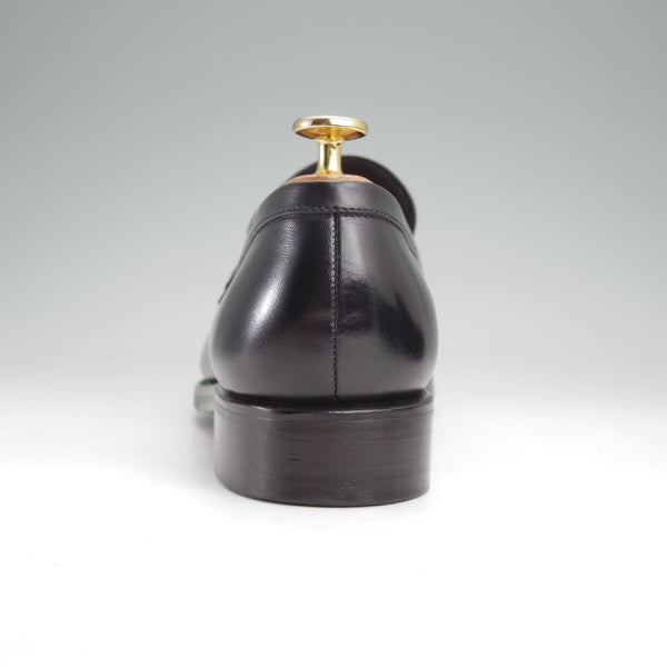 極美品★TLB Mallorca/ティーエルビー SIZE 7【現行定価6万円以上★コインローファー/520】カーフ/黒/メンズ★n165