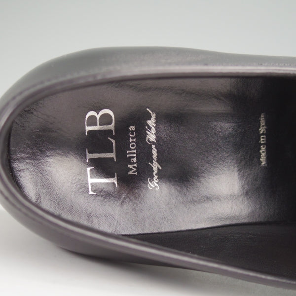 極美品★TLB Mallorca/ティーエルビー SIZE 7【現行定価6万円以上★コインローファー/520】カーフ/黒/メンズ★n165