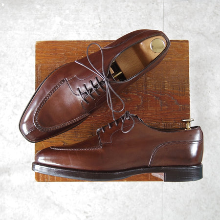 極上★エドワードグリーン 6E【現行定価￥324,500-★DOVER/ドーバー/606ラスト】Uチップ/カーフ/濃茶/メンズ/EDWARD GREEN★o736