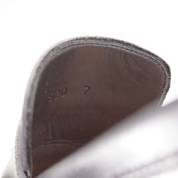 極美品★TLB Mallorca/ティーエルビー SIZE 7【現行定価6万円以上★コインローファー/520】カーフ/黒/メンズ★n165