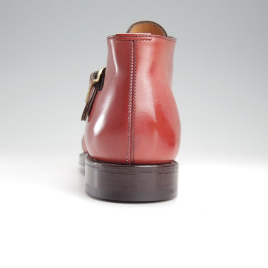 未使用★エドワードグリーン 7E【現行定価20万円以上★OLNEY/ジョージブーツ/808ラスト】モンクブーツ/カーフ/赤茶/EDWARD GREEN★o171