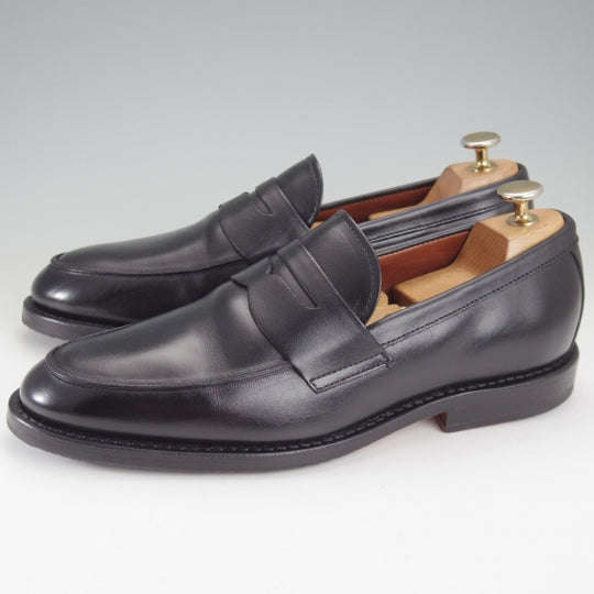 ほぼ未使用★(米)アレンエドモンズ 8D【貴重★ブルックスブラザーズ別注/BROOKS BROTHERS】コインローファー/黒/ALLEN EDMONDS★n682