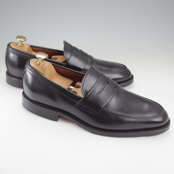 ほぼ未使用★(米)アレンエドモンズ 8D【貴重★ブルックスブラザーズ別注/BROOKS BROTHERS】コインローファー/黒/ALLEN EDMONDS★n682