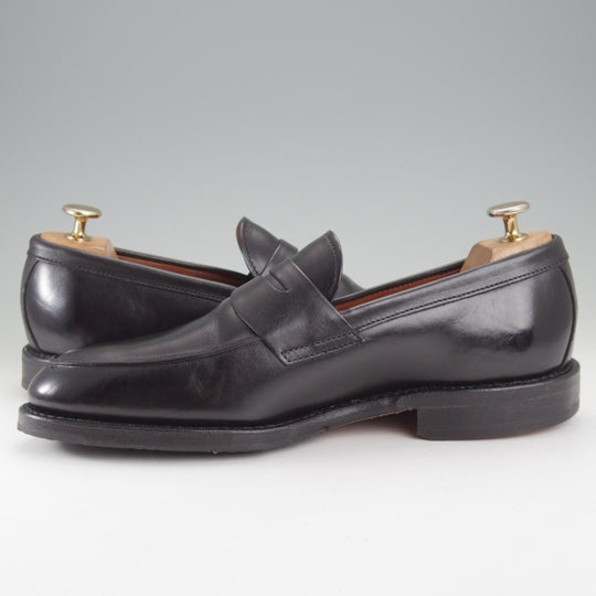 ほぼ未使用★(米)アレンエドモンズ 8D【貴重★ブルックスブラザーズ別注/BROOKS BROTHERS】コインローファー/黒/ALLEN EDMONDS★n682