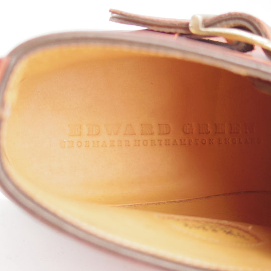 未使用★エドワードグリーン 7E【現行定価20万円以上★OLNEY/ジョージブーツ/808ラスト】モンクブーツ/カーフ/赤茶/EDWARD GREEN★o171