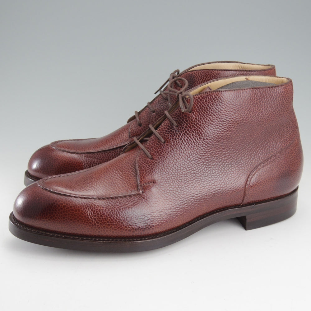 未使用★エドワードグリーン 9.5E【現行定価30万円以上★ドーバーのブーツタイプ/HALIFAX】505ラスト/Uチップ/赤茶/EDWARD GREEN★o172