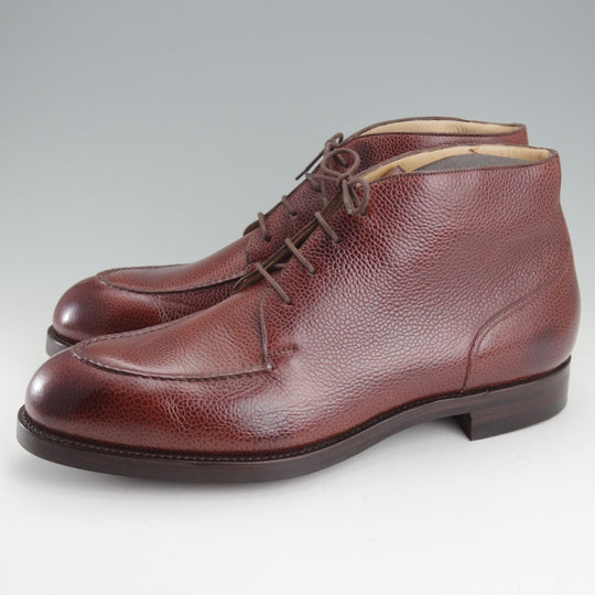 未使用★エドワードグリーン 9.5E【現行定価30万円以上★ドーバーのブーツタイプ/HALIFAX】505ラスト/Uチップ/赤茶/EDWARD GREEN★o172