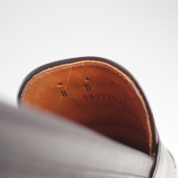 ほぼ未使用★(米)アレンエドモンズ 8D【貴重★ブルックスブラザーズ別注/BROOKS BROTHERS】コインローファー/黒/ALLEN EDMONDS★n682