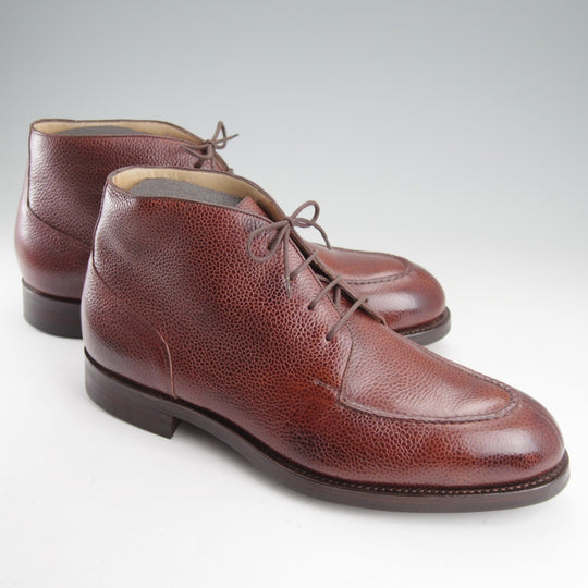 未使用★エドワードグリーン 9.5E【現行定価30万円以上★ドーバーのブーツタイプ/HALIFAX】505ラスト/Uチップ/赤茶/EDWARD GREEN★o172