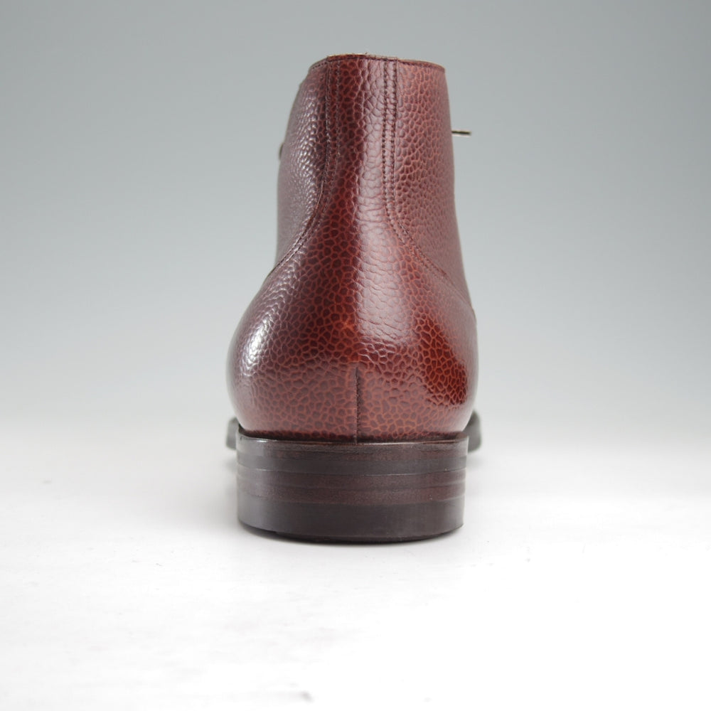 未使用★エドワードグリーン 9.5E【現行定価30万円以上★ドーバーのブーツタイプ/HALIFAX】505ラスト/Uチップ/赤茶/EDWARD GREEN★o172