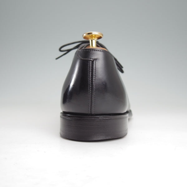極美品★(英)チーニー 9F【定価￥92,400-★アルフレッド/ALFRED】125ラスト/ストレートチップ/カーフ/黒/メンズ/CHEANEY★n683