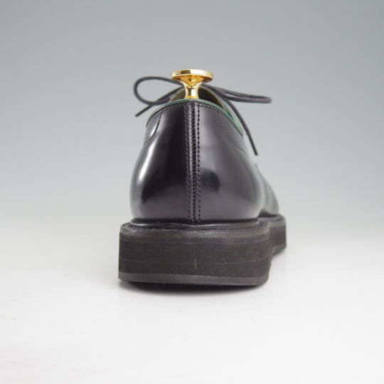 極上★チャーチ 70F/UK7【4都市ロゴ★LEYTON/レイトン】142ラスト/プレーントゥ/ロイスカーフ/黒/メンズ/Church's★o726