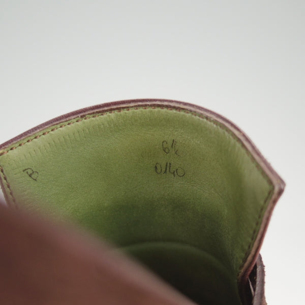 極上★(仏)ベルルッティ SIZE 6.5【現行定価30万円以上★ANDY/アンディ】コインローファー/スエード/濃茶/メンズ/Berluti★n168