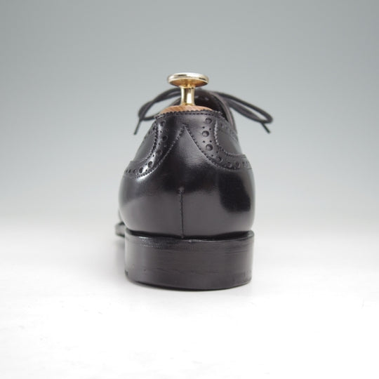 美品★エドワードグリーン 8.5D【定価￥253,000-★カドガン/CADOGAN/82ラスト】セミブローグ/カーフ/黒/EDWARD GREEN★n684