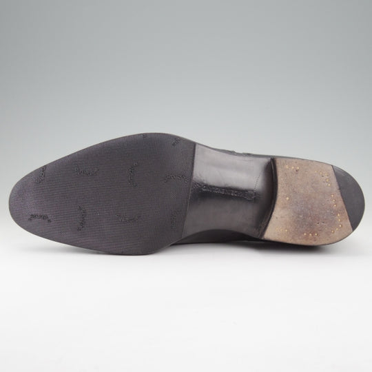 美品★エドワードグリーン 8.5D【定価￥253,000-★カドガン/CADOGAN/82ラスト】セミブローグ/カーフ/黒/EDWARD GREEN★n684