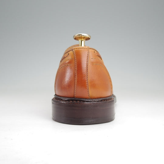 美品★トリッカーズ SIZE 6【現行定価10万円以上★タッセルローファー/ELTON】8011/カーフ/薄茶/メンズ/Tricker's★n169