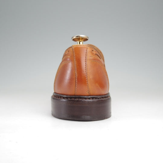 美品★トリッカーズ SIZE 6【現行定価10万円以上★タッセルローファー/ELTON】8011/カーフ/薄茶/メンズ/Tricker's★n169