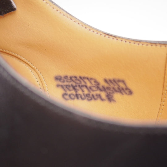 未使用★チャーチ 85G/UK8.5【定価￥176,000-★コンサル/CONSUL R】173ラスト/ストレートチップ/カーフ/黒/メンズ/Church's★n685