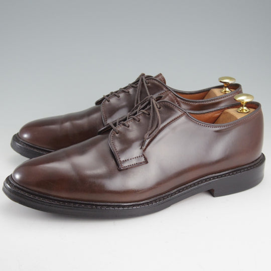 ★(米)アレンエドモンズ 10C【現行定価24万円程度★コードバン/ブラウン色/Leeds】リーズ/プレーントゥ/濃茶/メンズ/ALLEN EDMONDS★o729