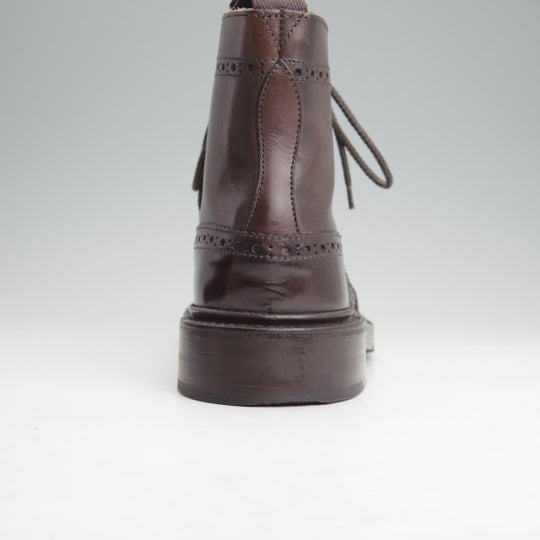 極美品★トリッカーズ SIZE 5【定価￥143,000-★STOW/エスプレッソバーニッシュ】5634/カントリーブーツ/カーフ/濃茶/Tricker's★n686