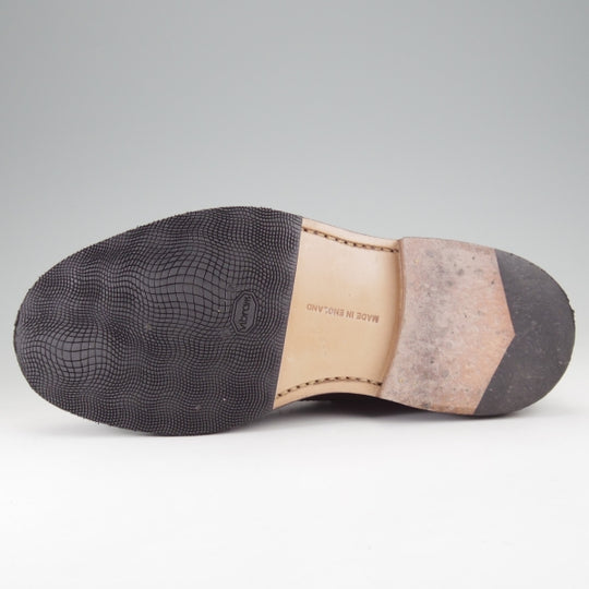 極美品★トリッカーズ SIZE 5【定価￥143,000-★STOW/エスプレッソバーニッシュ】5634/カントリーブーツ/カーフ/濃茶/Tricker's★n686